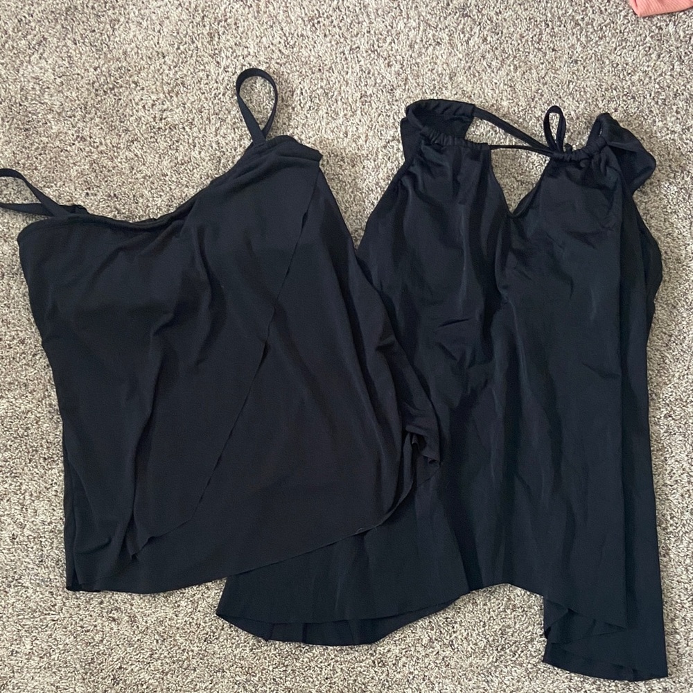VENUS Black Swimwear tops size 14 (2 count)